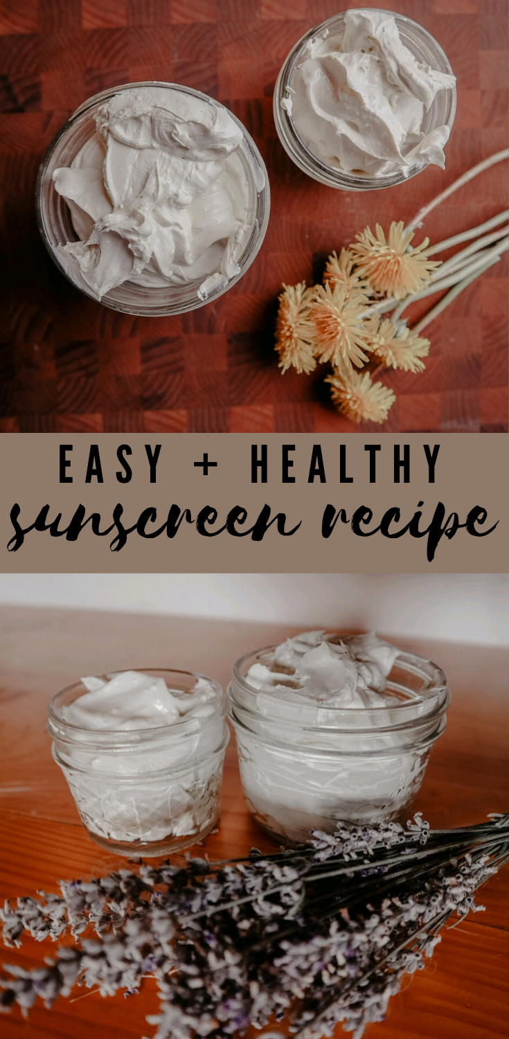 DIY Healthy Sunscreen Recipe - Wilson Homestead