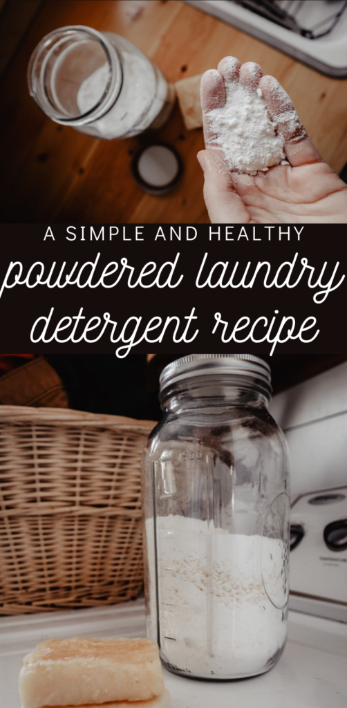 How to Make Powdered Laundry Detergent