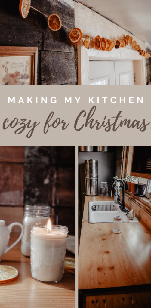 Making My Kitchen Cozy For Christmas