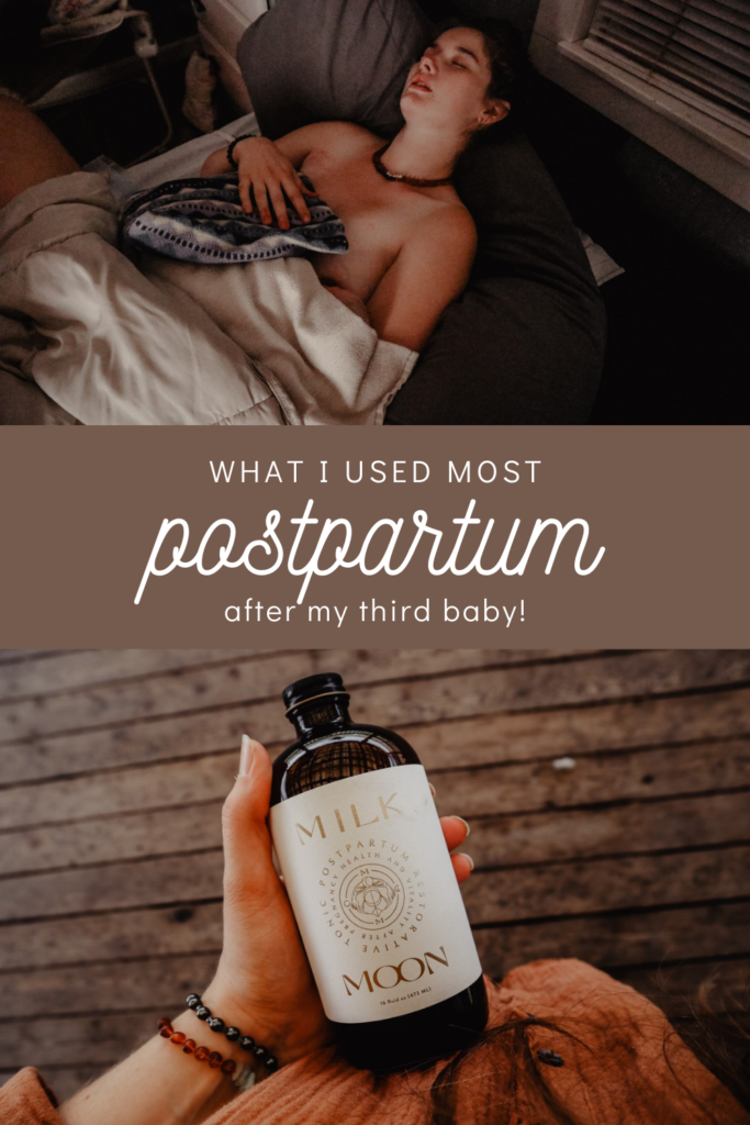 What I Used Most Postpartum After Baby #3