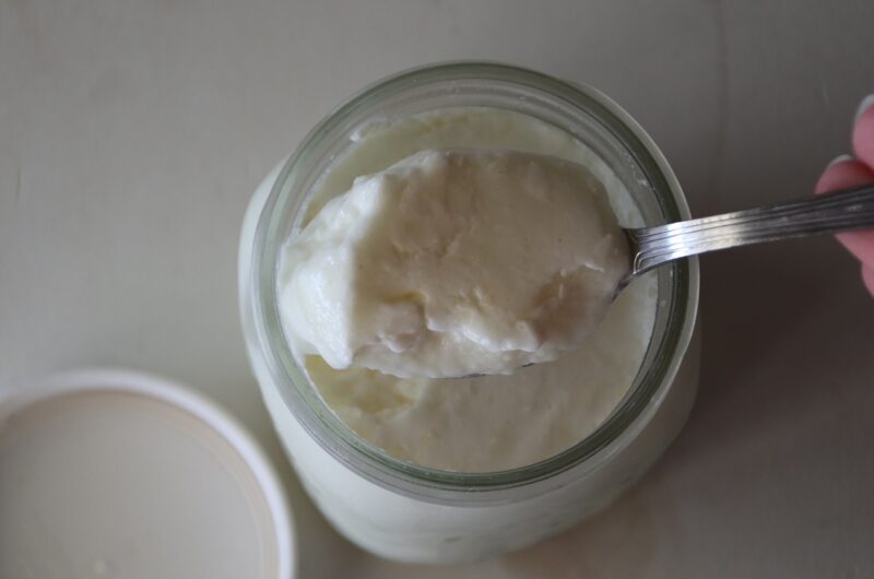 Raw milk yogurt recipe