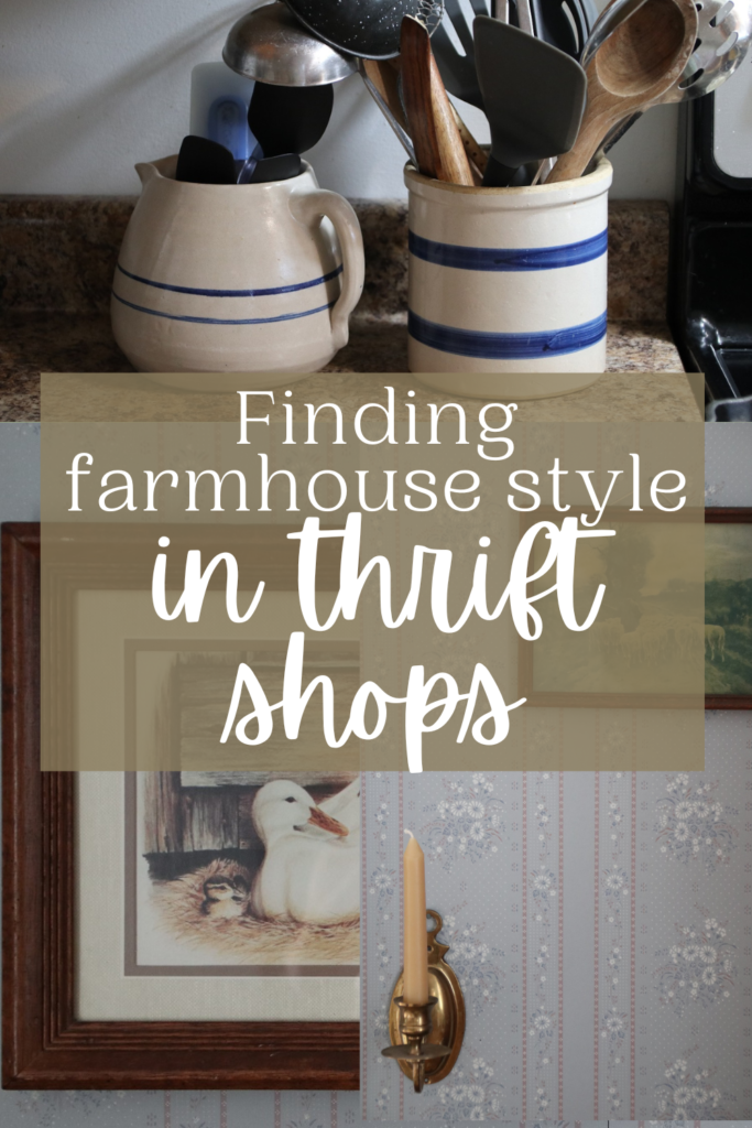 Finding farmhouse style in thrift shops