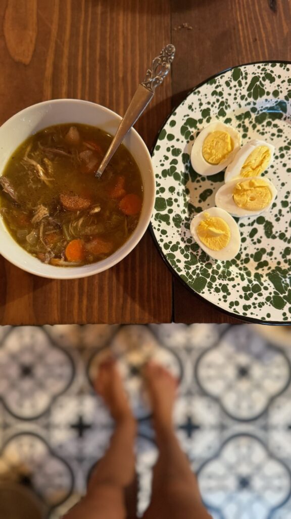 Nourishing chicken soup recipe