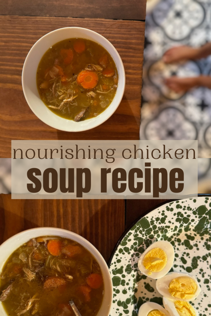 Nourishing chicken soup recipe