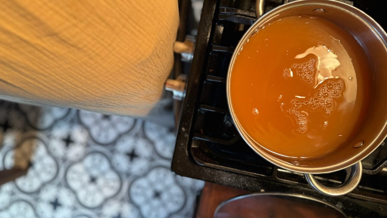 Apple Cider Jello for Fall