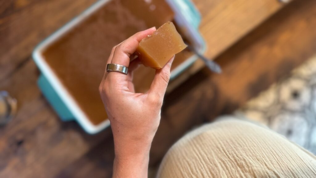 Apple Cider Jello for Fall