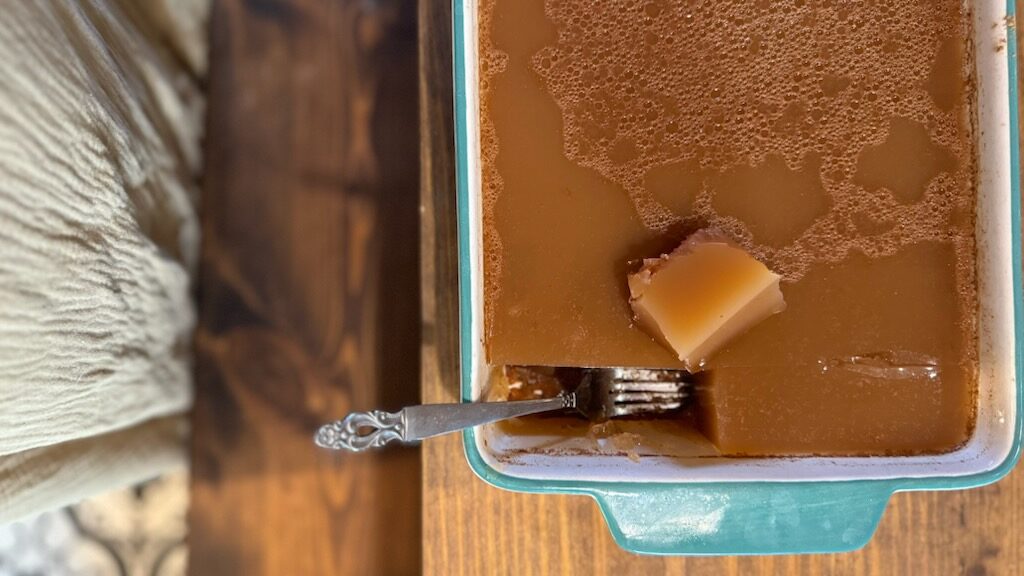 Apple Cider Jello for Fall